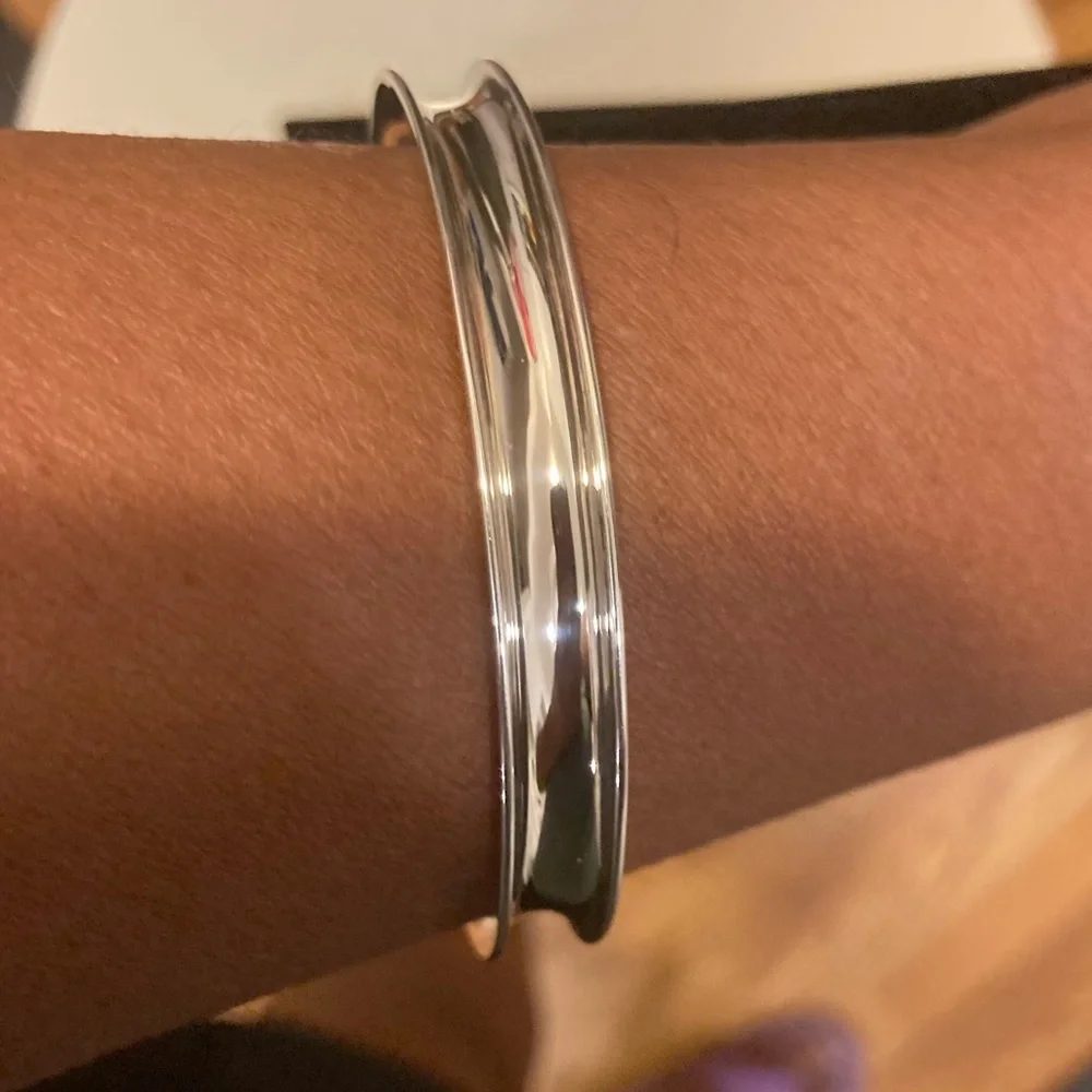 Sterling Silver .925 Concave Cuff Bracelet  14.0g NIB
